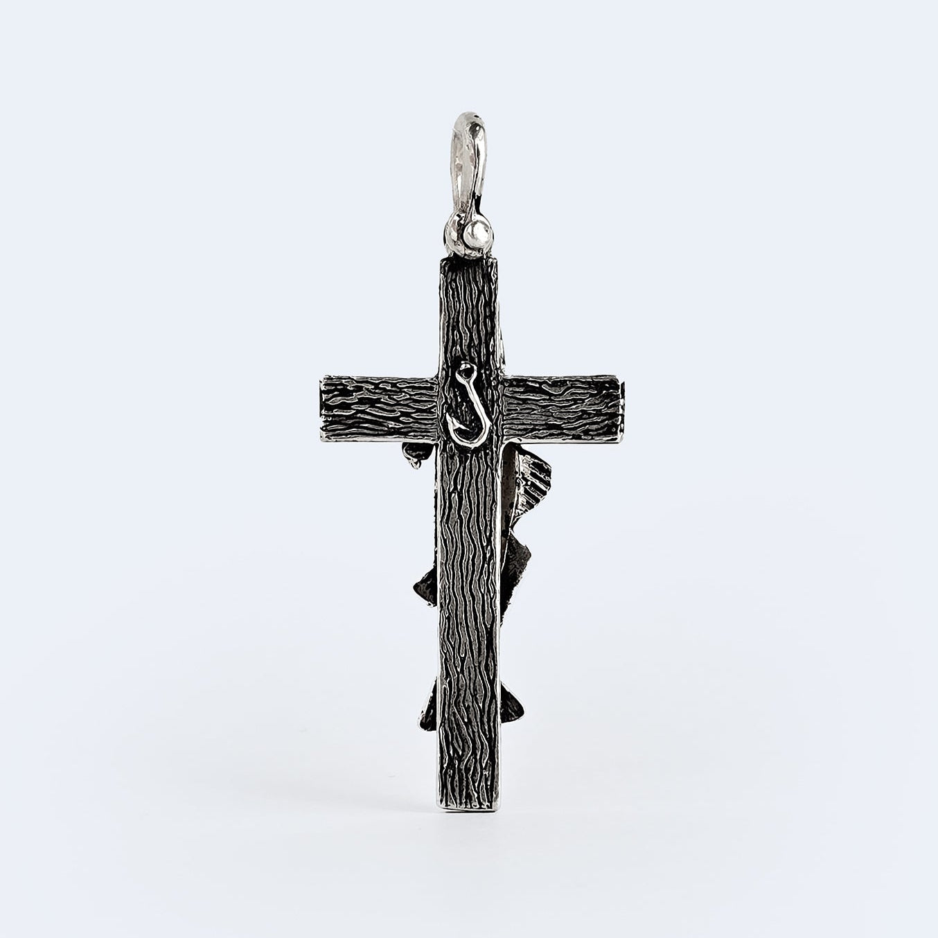 Trout Cross Pendant