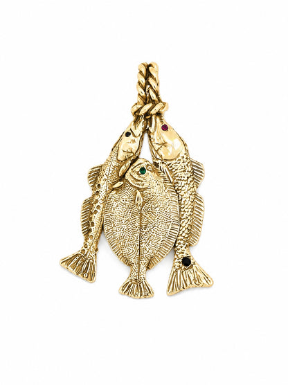 Texas Fish Slam Stringer Pendant - 713