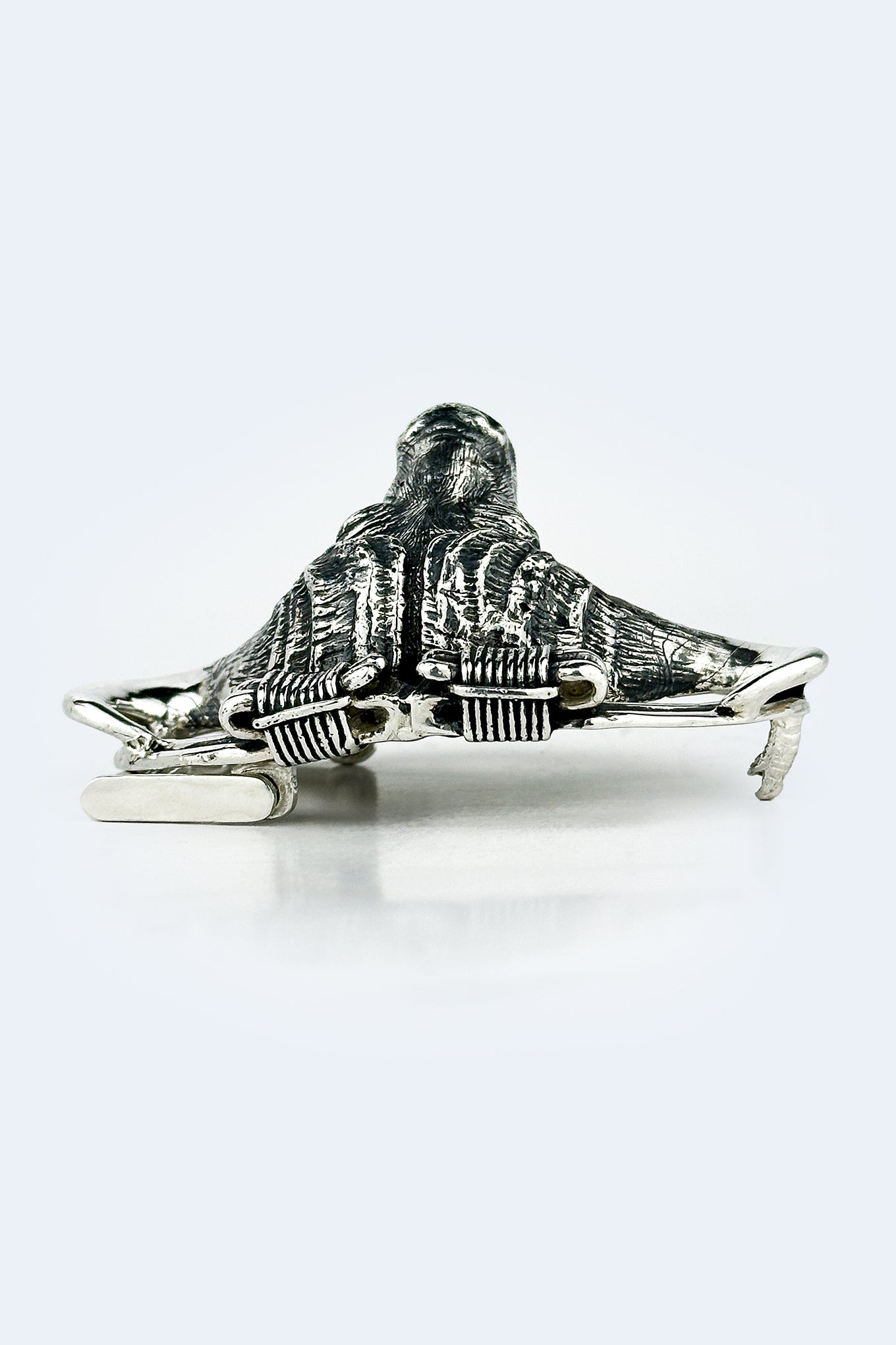 Cape Buffalo Belt Buckle-Sterling Silver