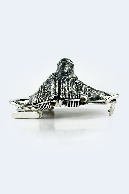 Cape Buffalo Belt Buckle-Sterling Silver