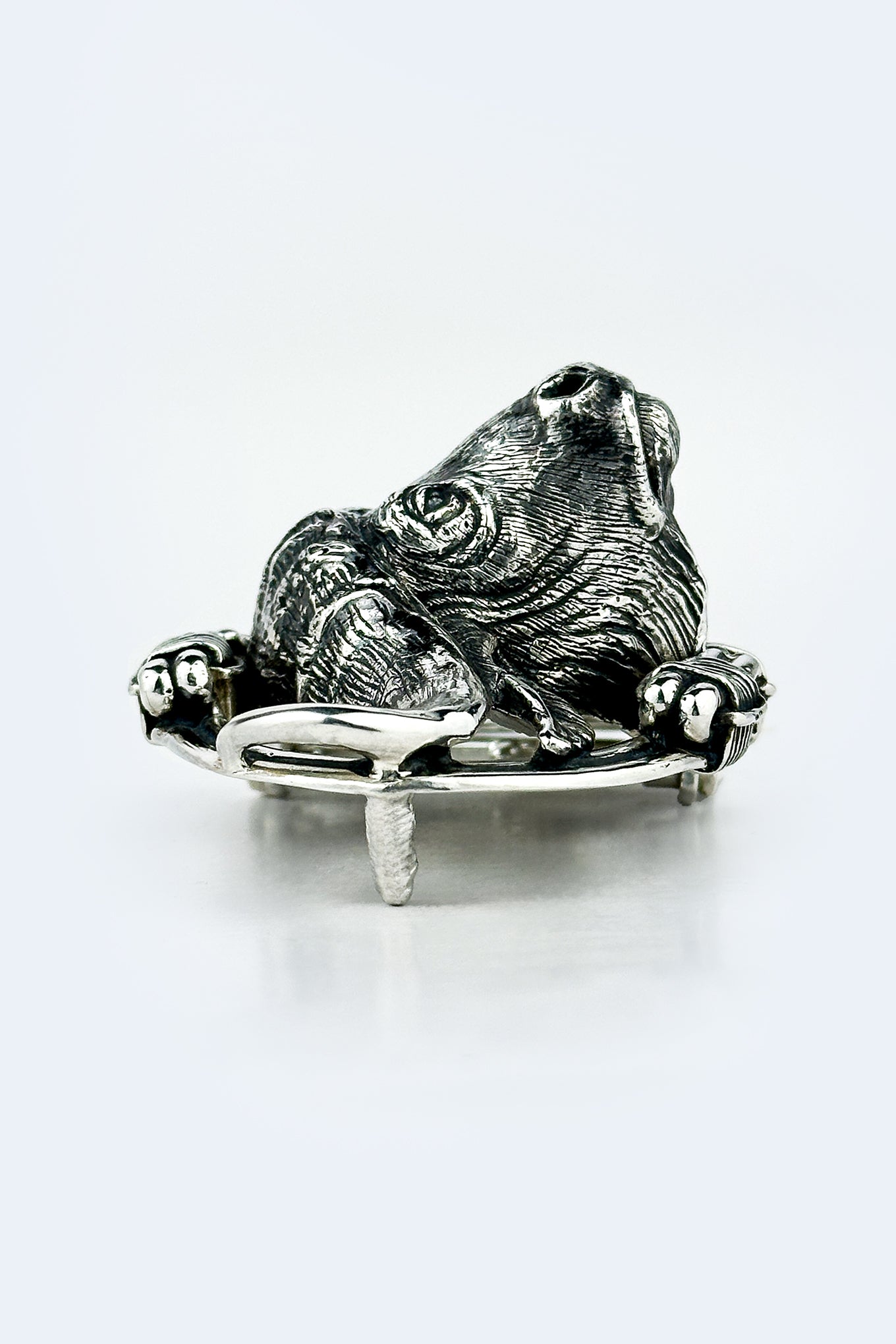 Cape Buffalo Belt Buckle-Sterling Silver