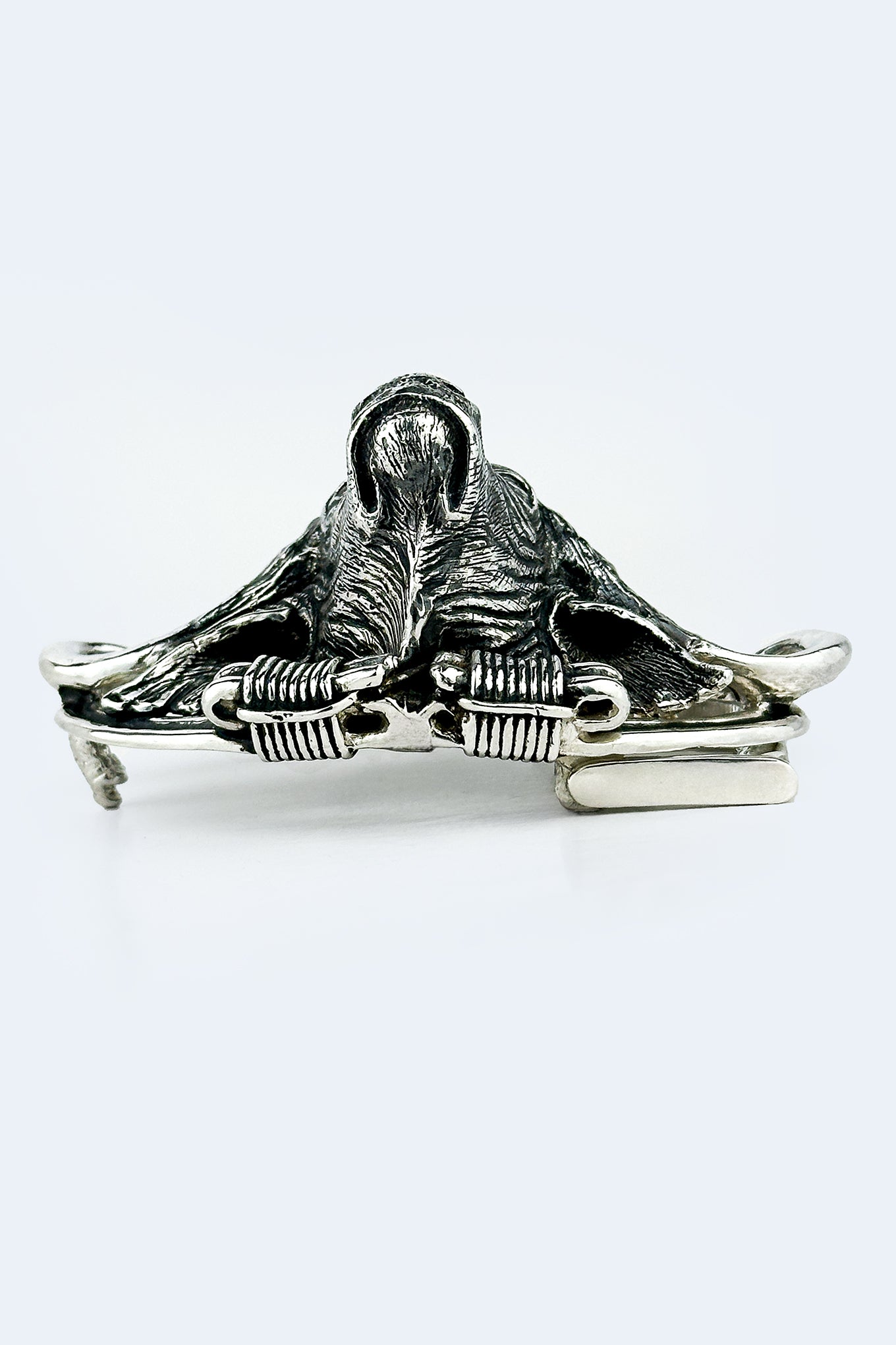 Cape Buffalo Belt Buckle-Sterling Silver