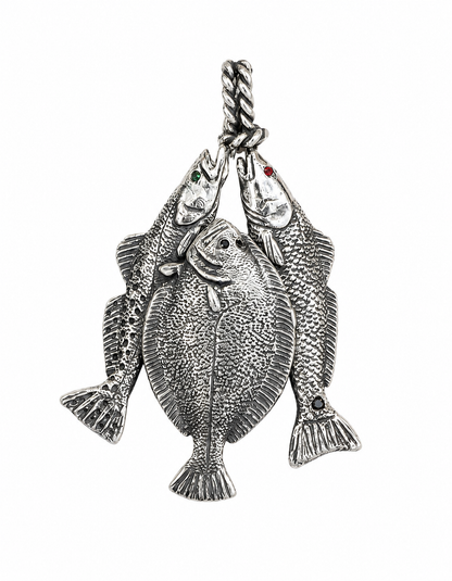 Texas Fish Slam Stringer Pendant - 712