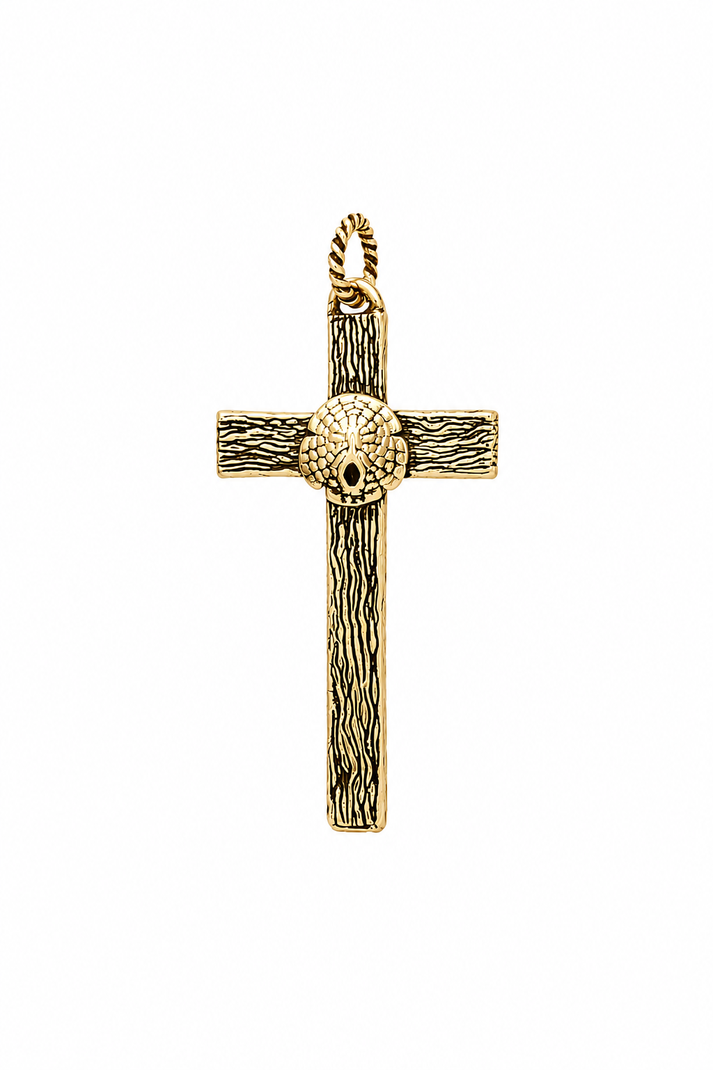 Seashell Cross Pendant