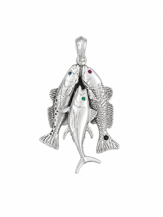 Texas Fish Slam Stringer Pendant - 716