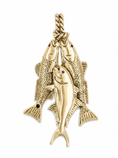 Texas Fish Slam Stringer Pendant - 717