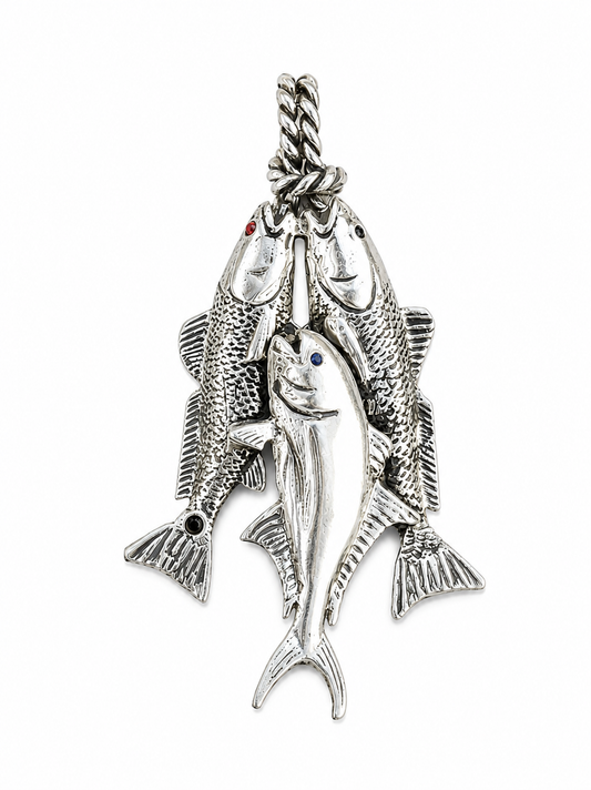 Texas Fish Slam Stringer Pendant - 717