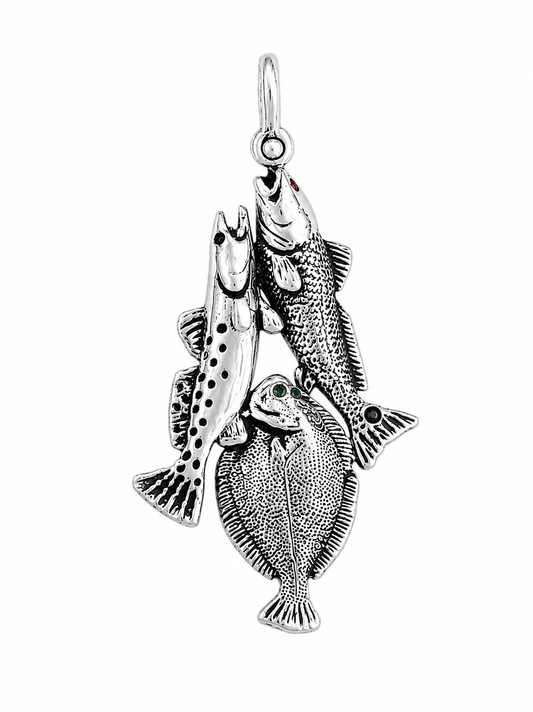 Texas Fish Slam Stringer Pendant - 720