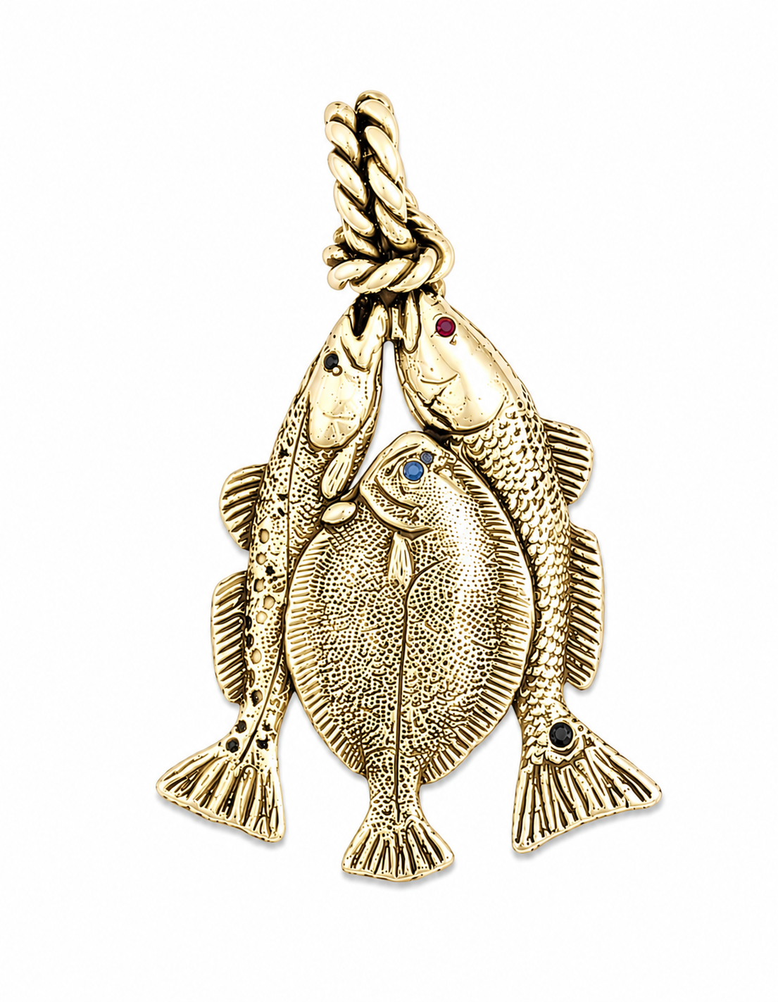 Texas Fish Slam Stringer Pendant - 722