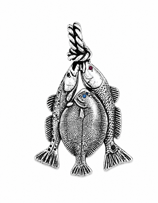 Texas Fish Slam Stringer Pendant - 722