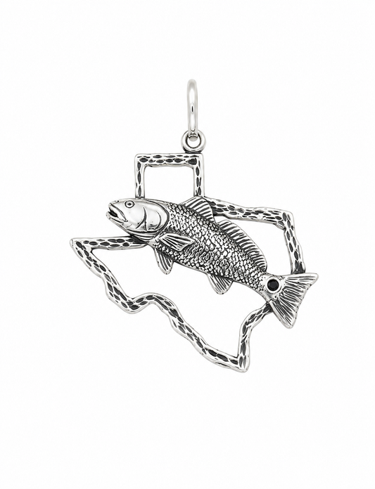 Texas State Pendant Red Fish - 717
