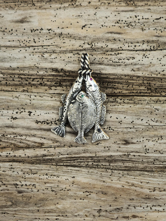 Texas Fish Slam Stringer Pendant - 713