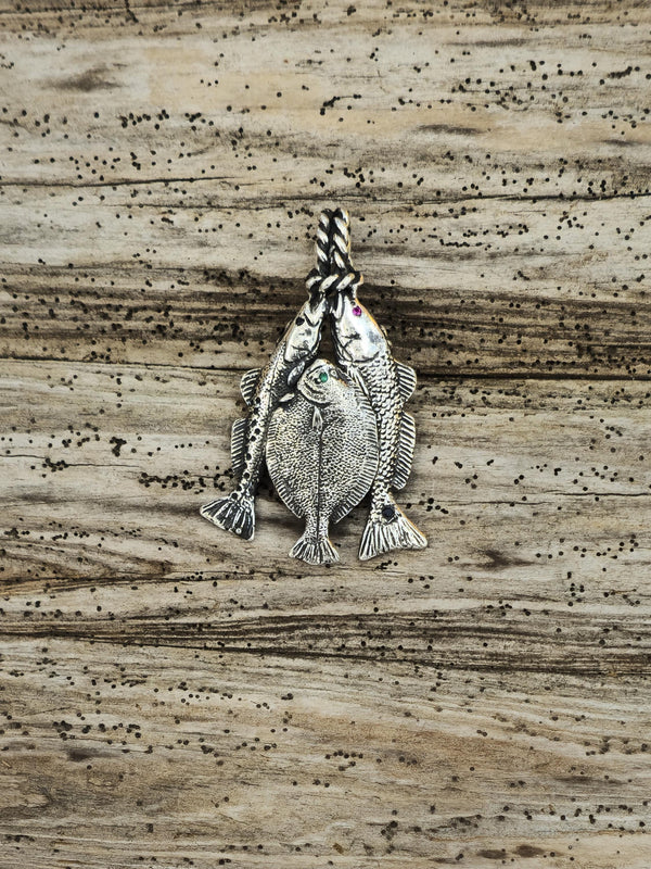 Texas Fish Slam Stringer Pendant - 713