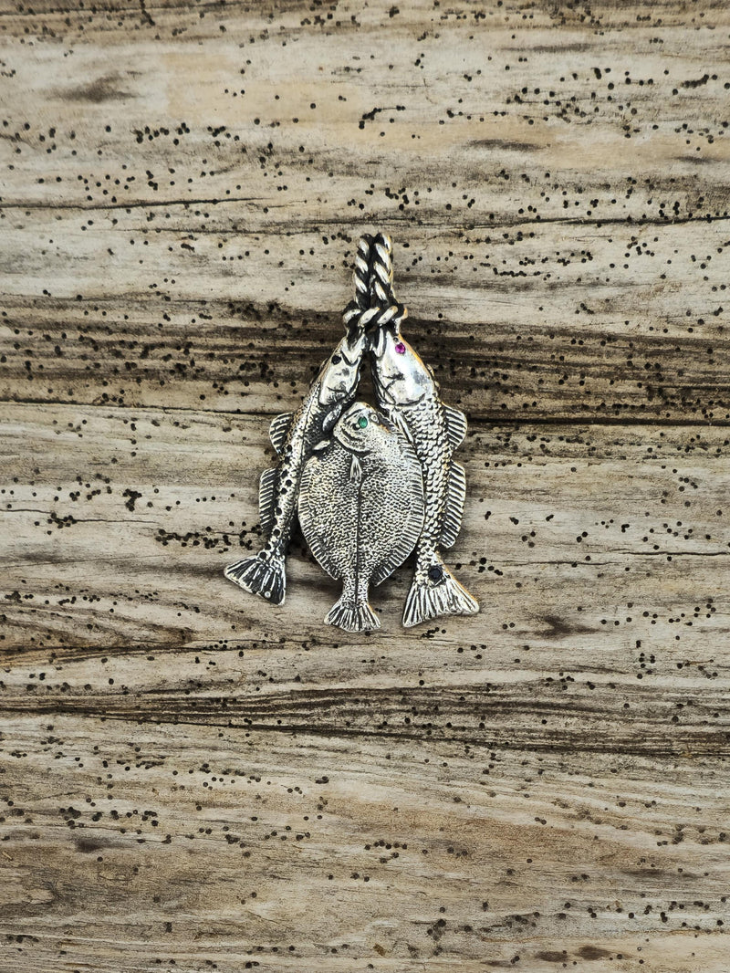 Texas Fish Slam Stringer Pendant - 713