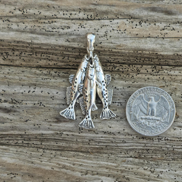 Texas Fish Slam Stringer Pendant - 715