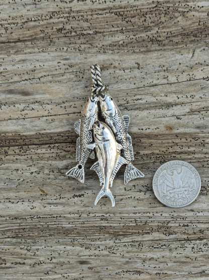 Texas Fish Slam Stringer Pendant - 717