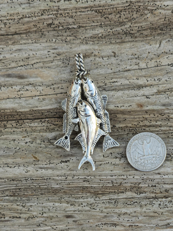 Texas Fish Slam Stringer Pendant - 717