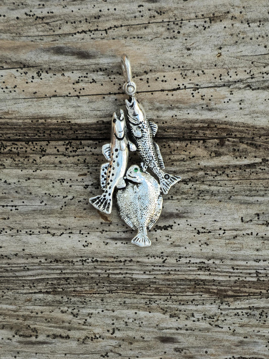 Texas Fish Slam Stringer Pendant - 720
