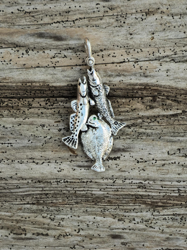 Texas Fish Slam Stringer Pendant - 720