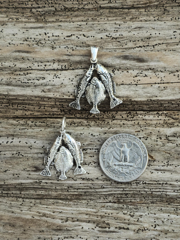 Texas Fish Slam Stringer Pendant - 721