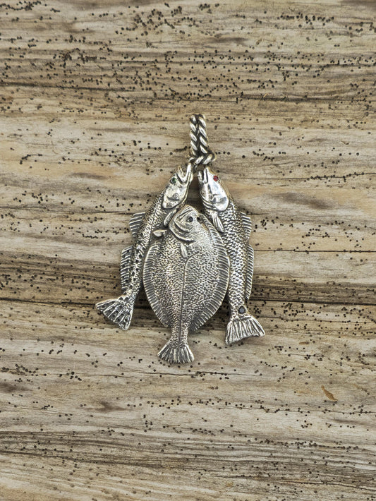 Texas Fish Slam Stringer Pendant - 712