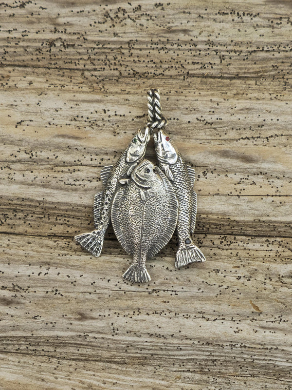 Texas Fish Slam Stringer Pendant - 712