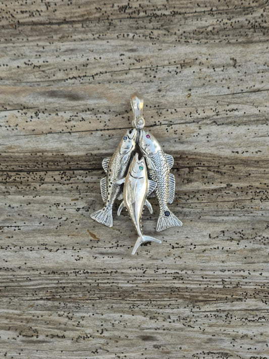 Texas Fish Slam Stringer Pendant - 716