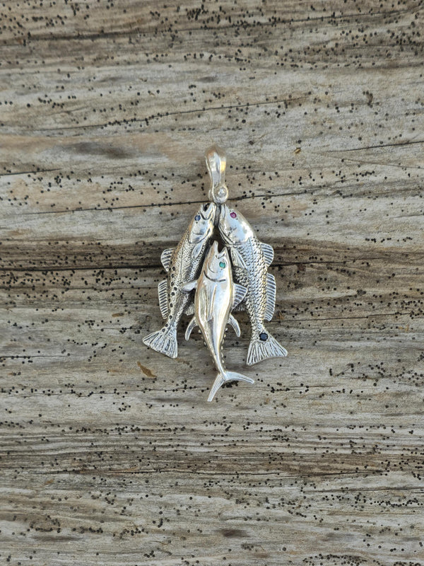 Texas Fish Slam Stringer Pendant - 716