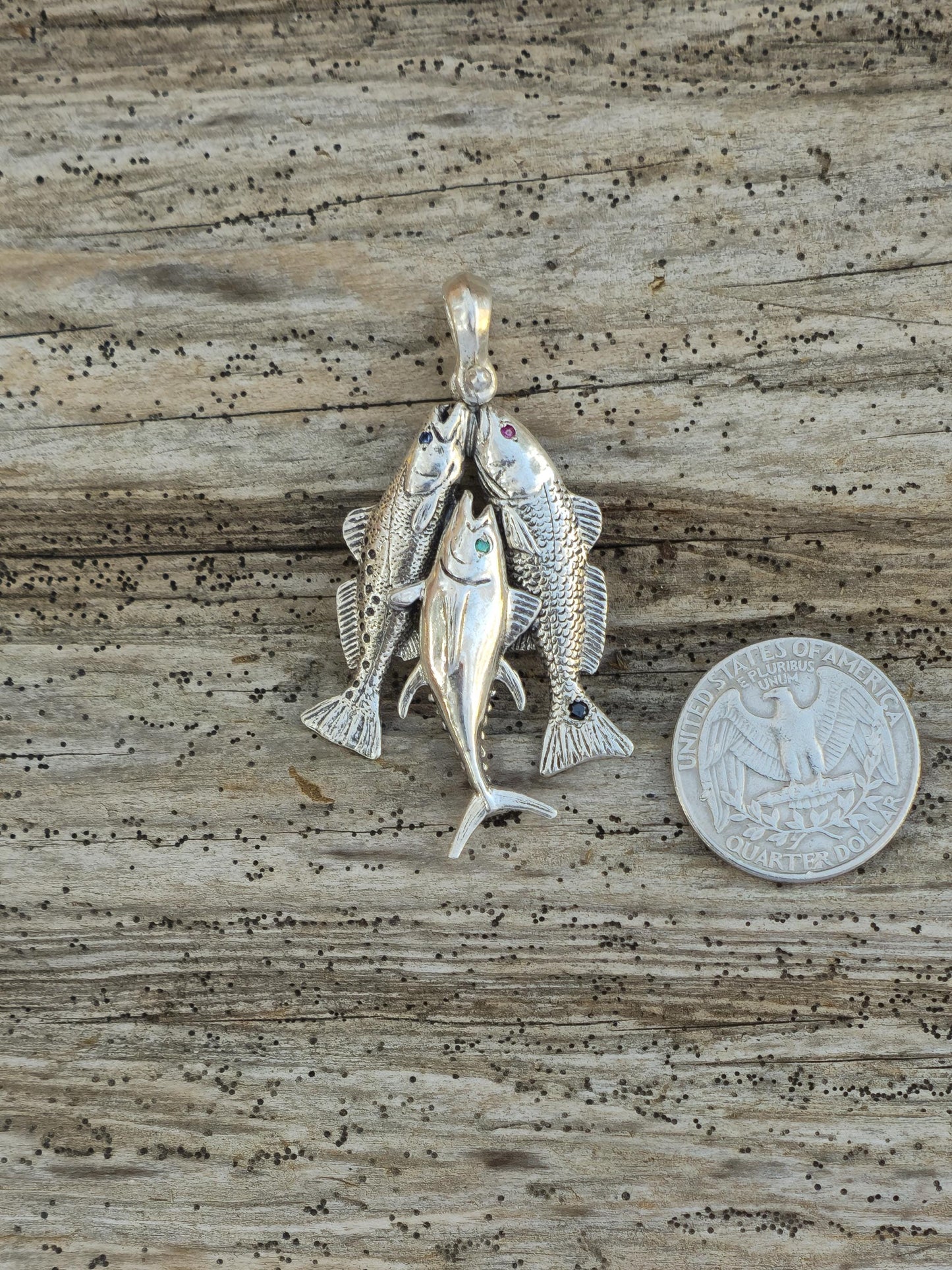 Texas Fish Slam Stringer Pendant - 716