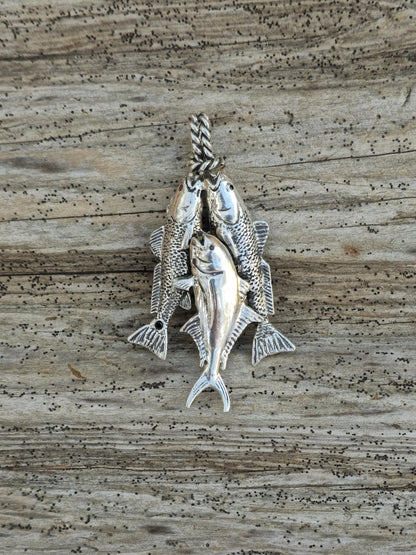 Texas Fish Slam Stringer Pendant - 717