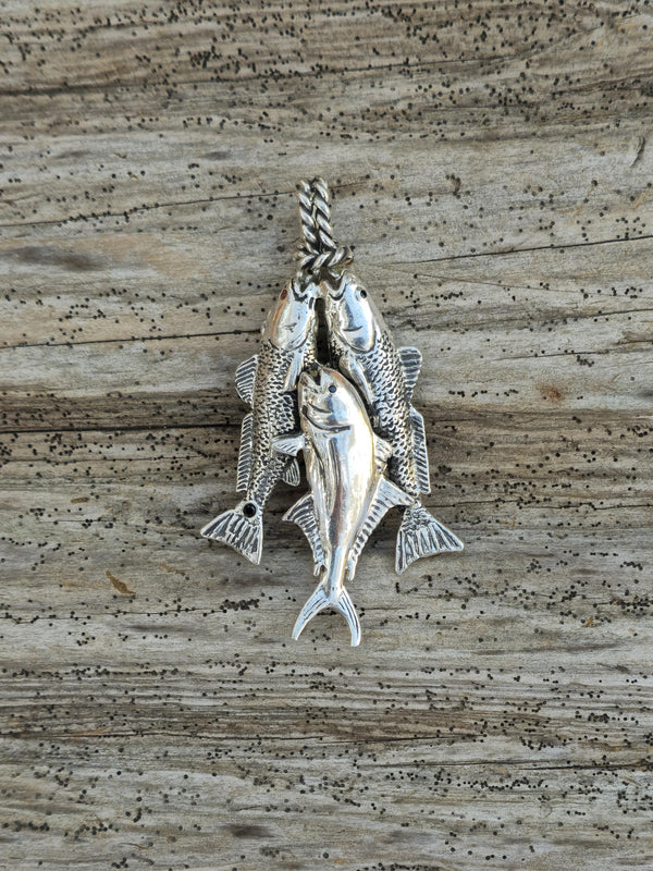 Texas Fish Slam Stringer Pendant - 717