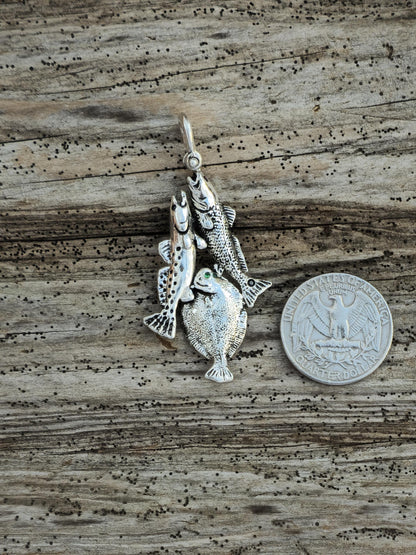 Texas Fish Slam Stringer Pendant - 720
