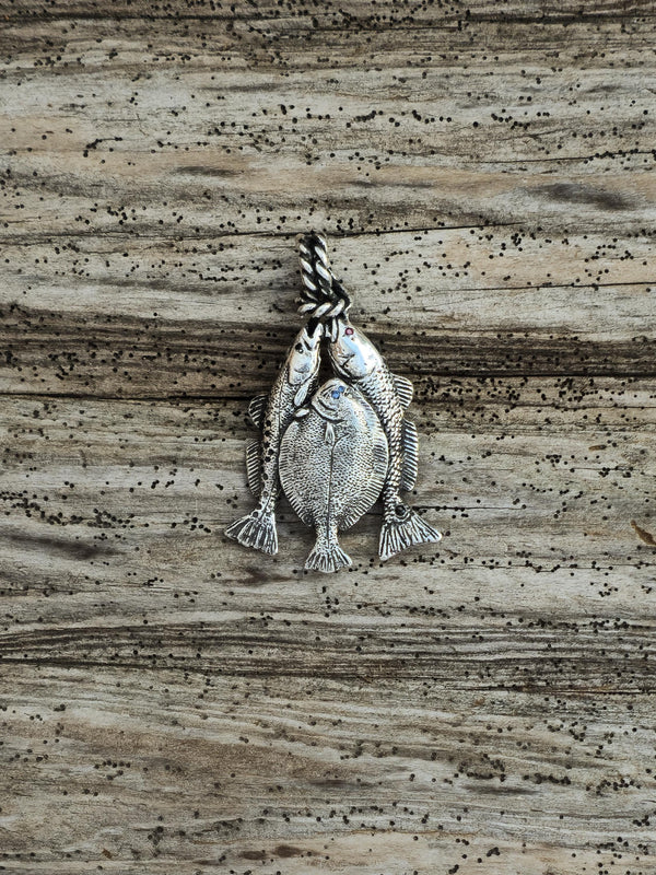 Texas Fish Slam Stringer Pendant - 722